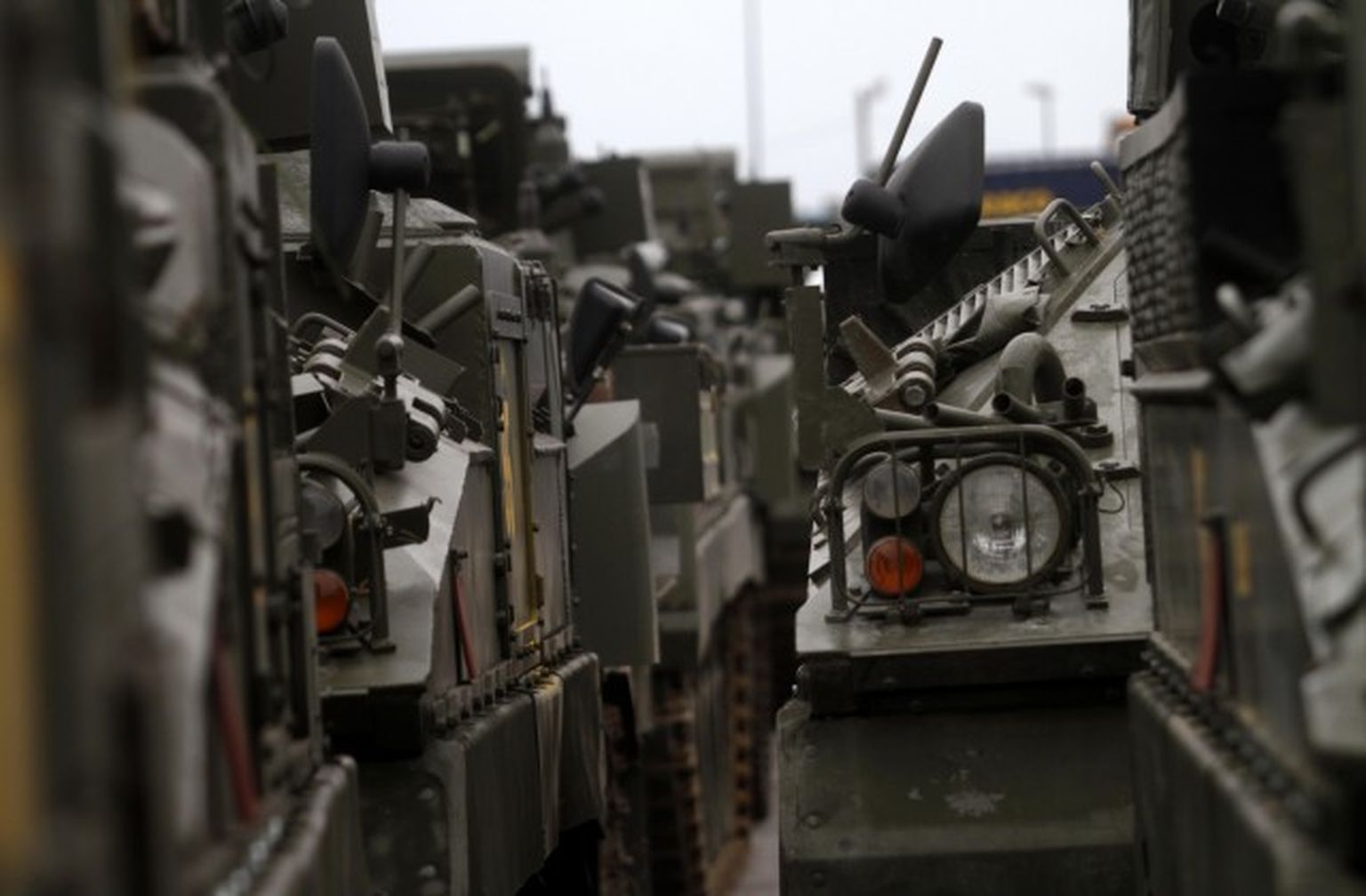 NATO kaujas grupas Igaunijā militārā tehnika