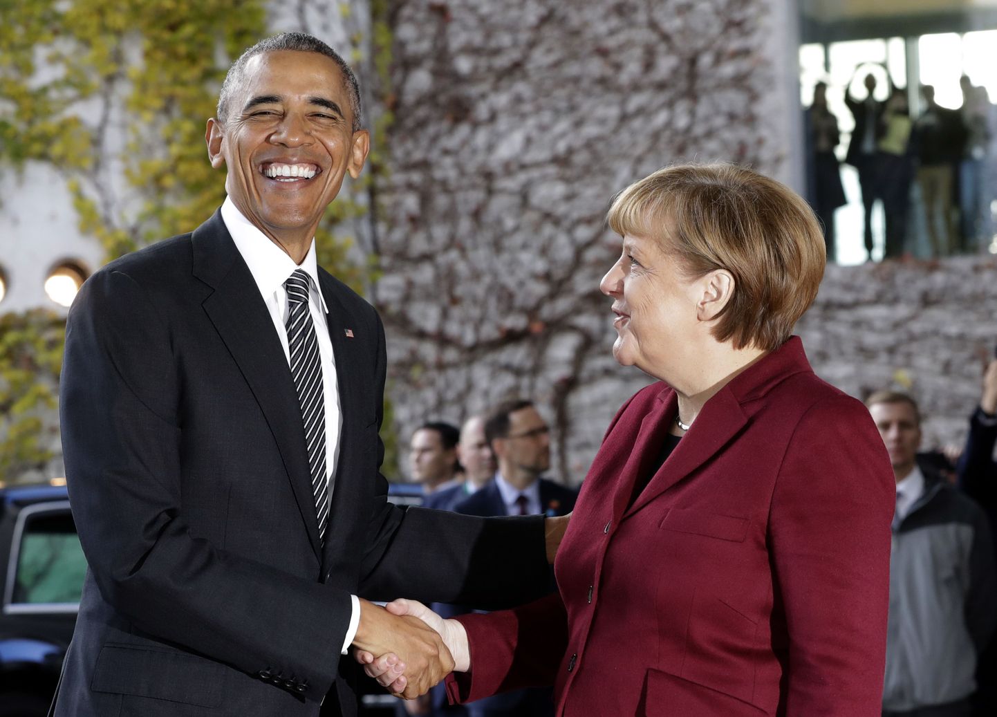 USA president Barack Obama ja Saksa liidukantsler Angela Merkel