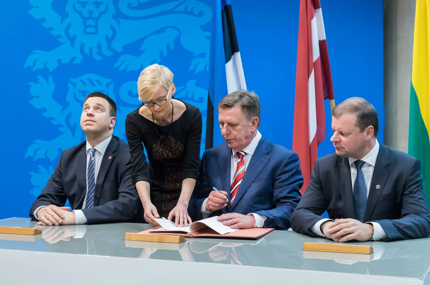 Balti riikide peaministrid (vasakult): Jüri Ratas, Māris Kučinskis, Saulius Skvernelis