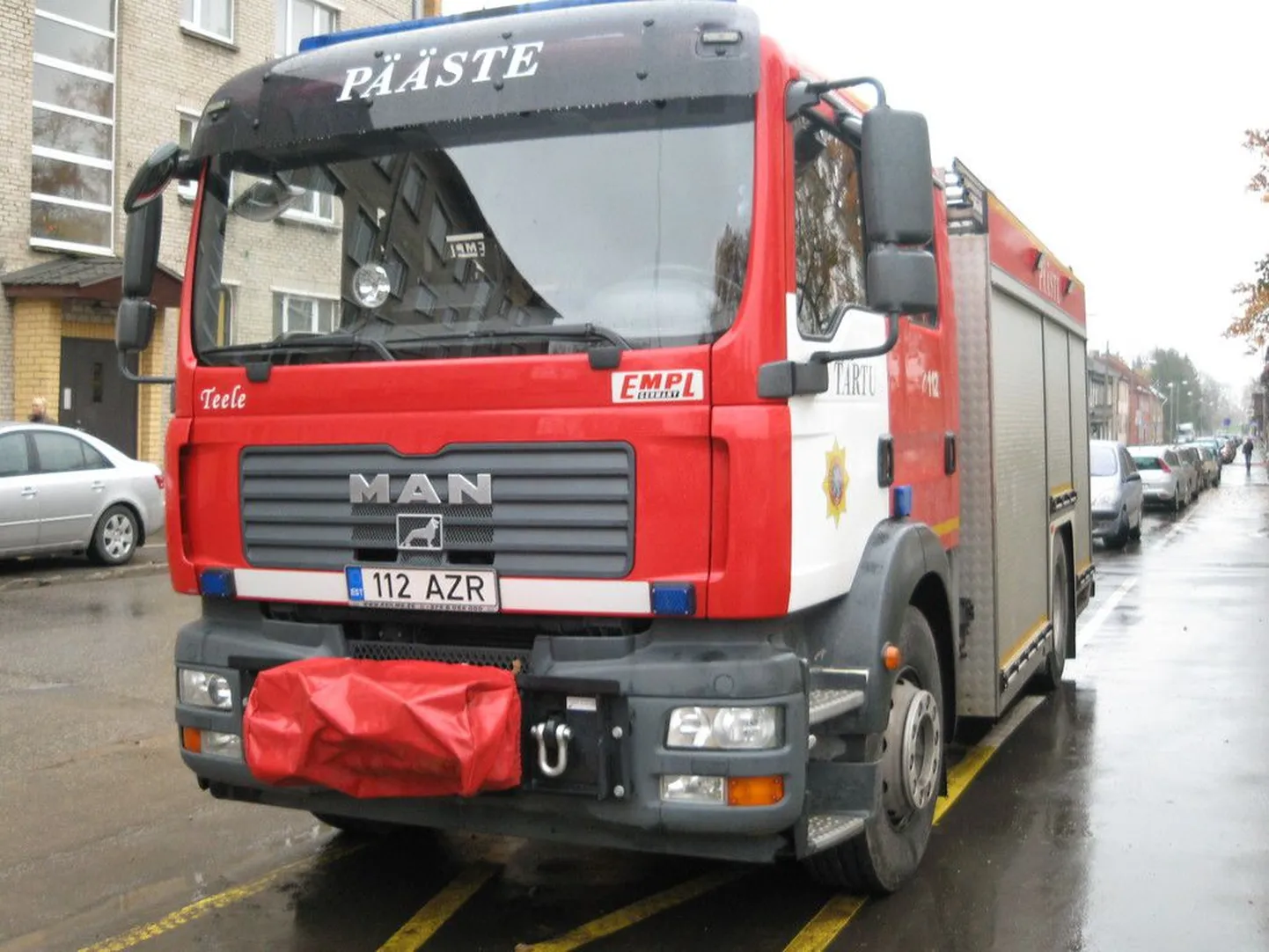 Päästeauto. Foto on illustratiivne.