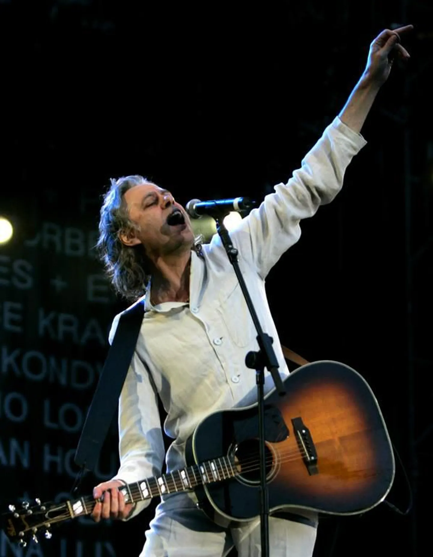 Bob Geldof.
