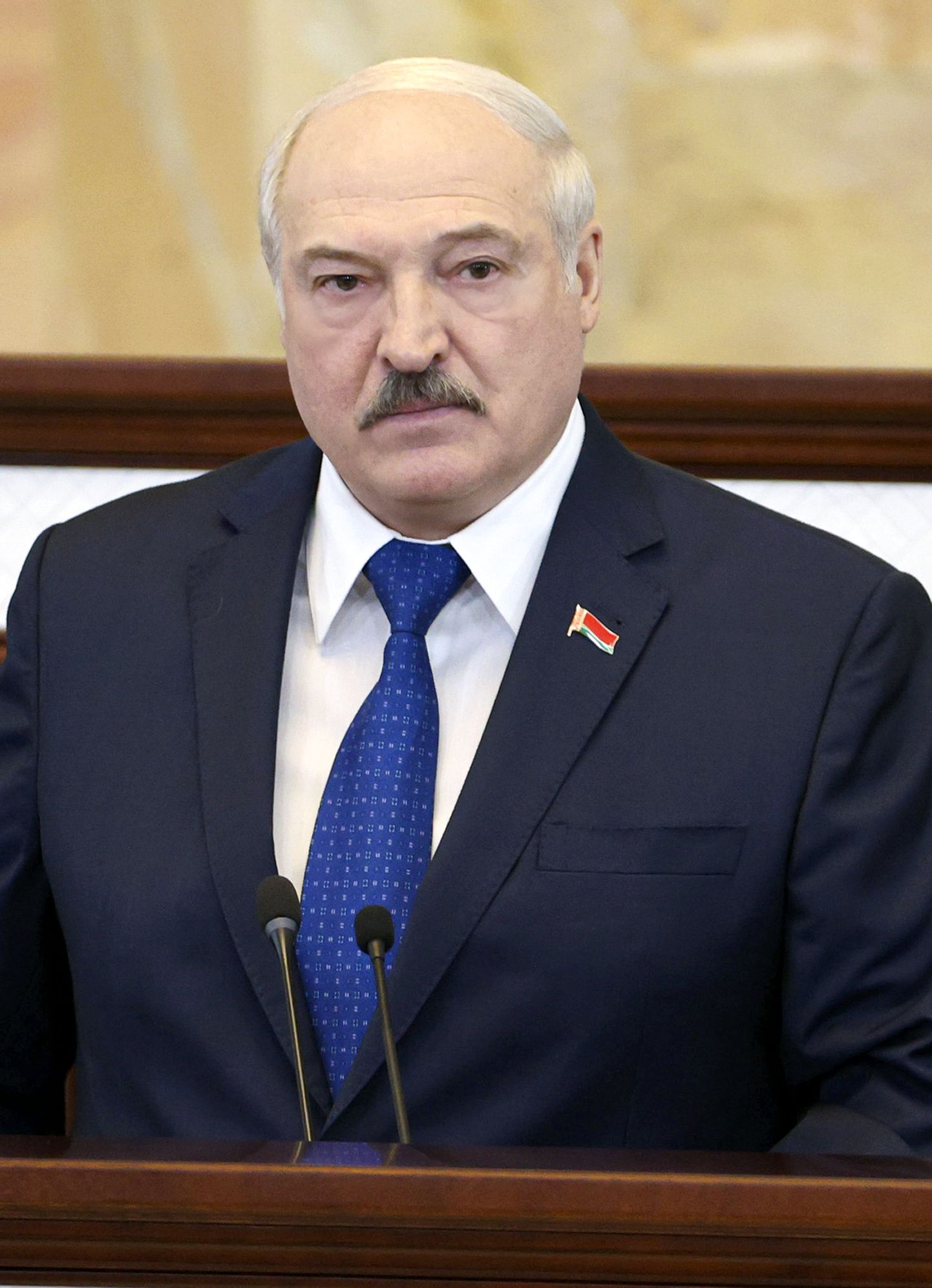 Valgevene president Aljaksandr Lukašenka Minskis parlamendis 26. mai 2021.