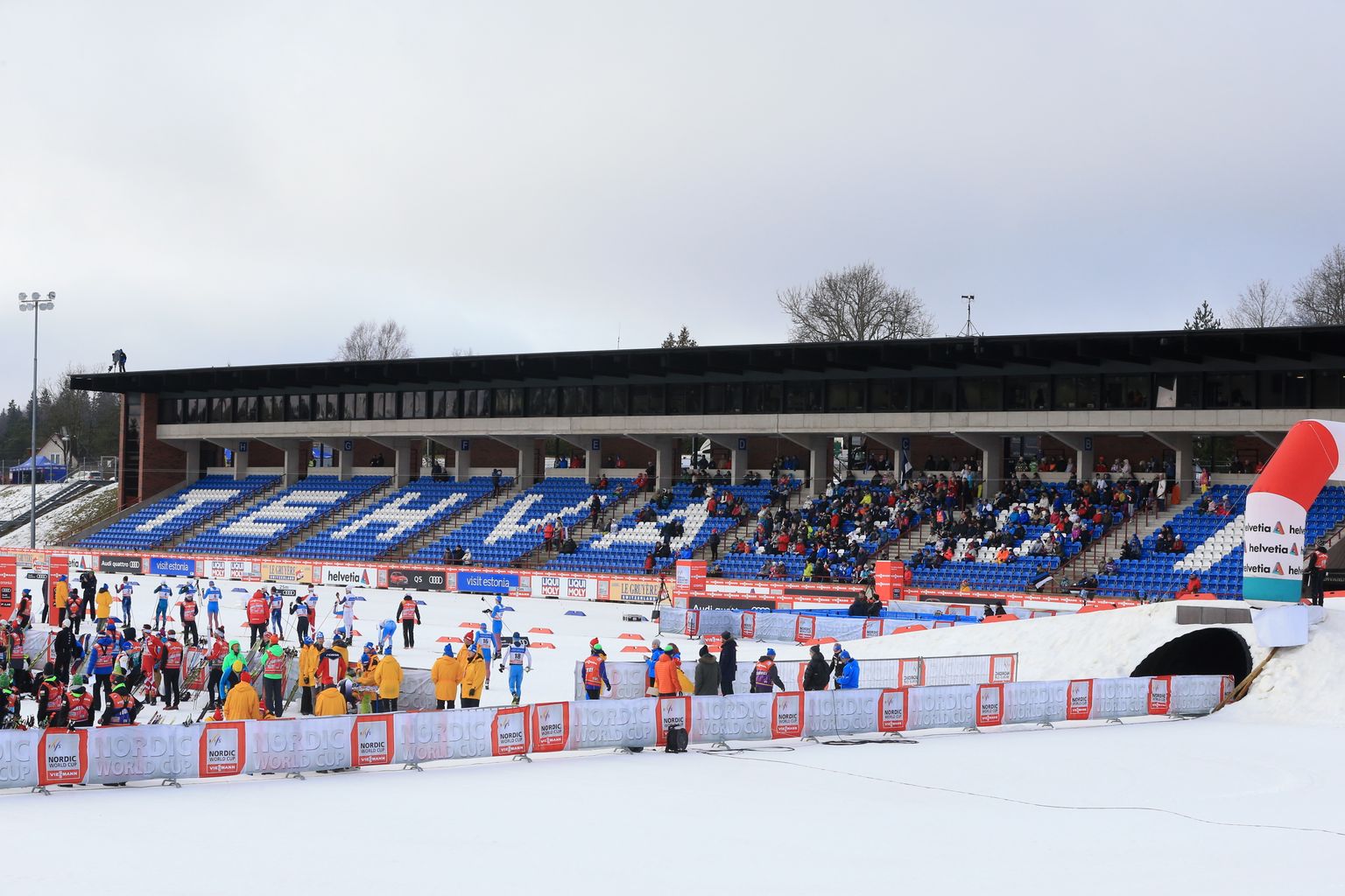 Tehvandi  suusastaadion 2017. aasta murdmaasuusatamise MK-etapi ajal.