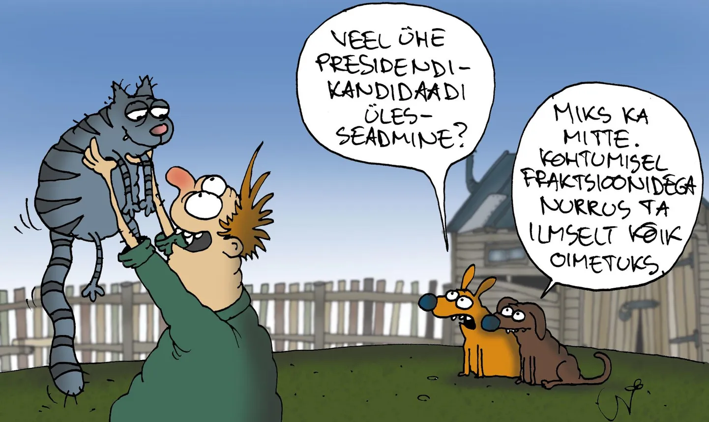 Päeva karikatuur FOTO: Urmas Nemvalts
