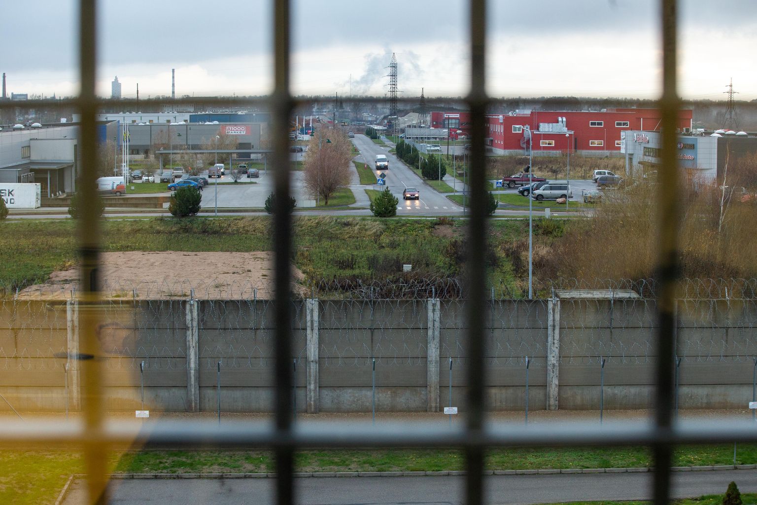 Вид из окна тартуской тюрьмы.