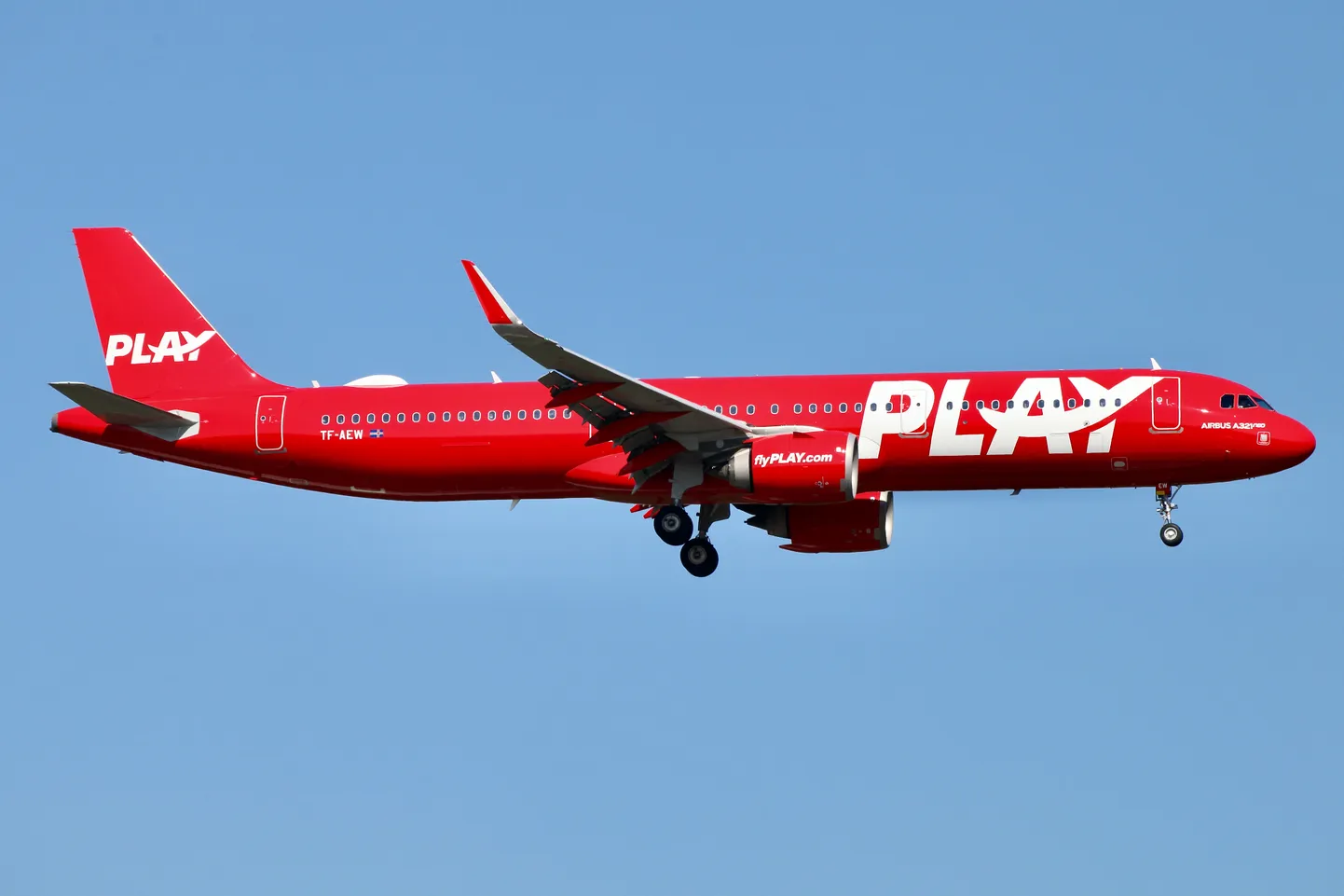 Lennukompanii Play Airbus 321.