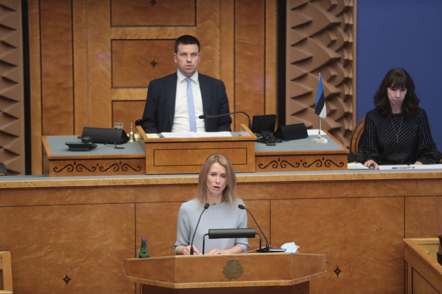 Kaja Kallas esines riigikogu ees poliitilise avaldusega