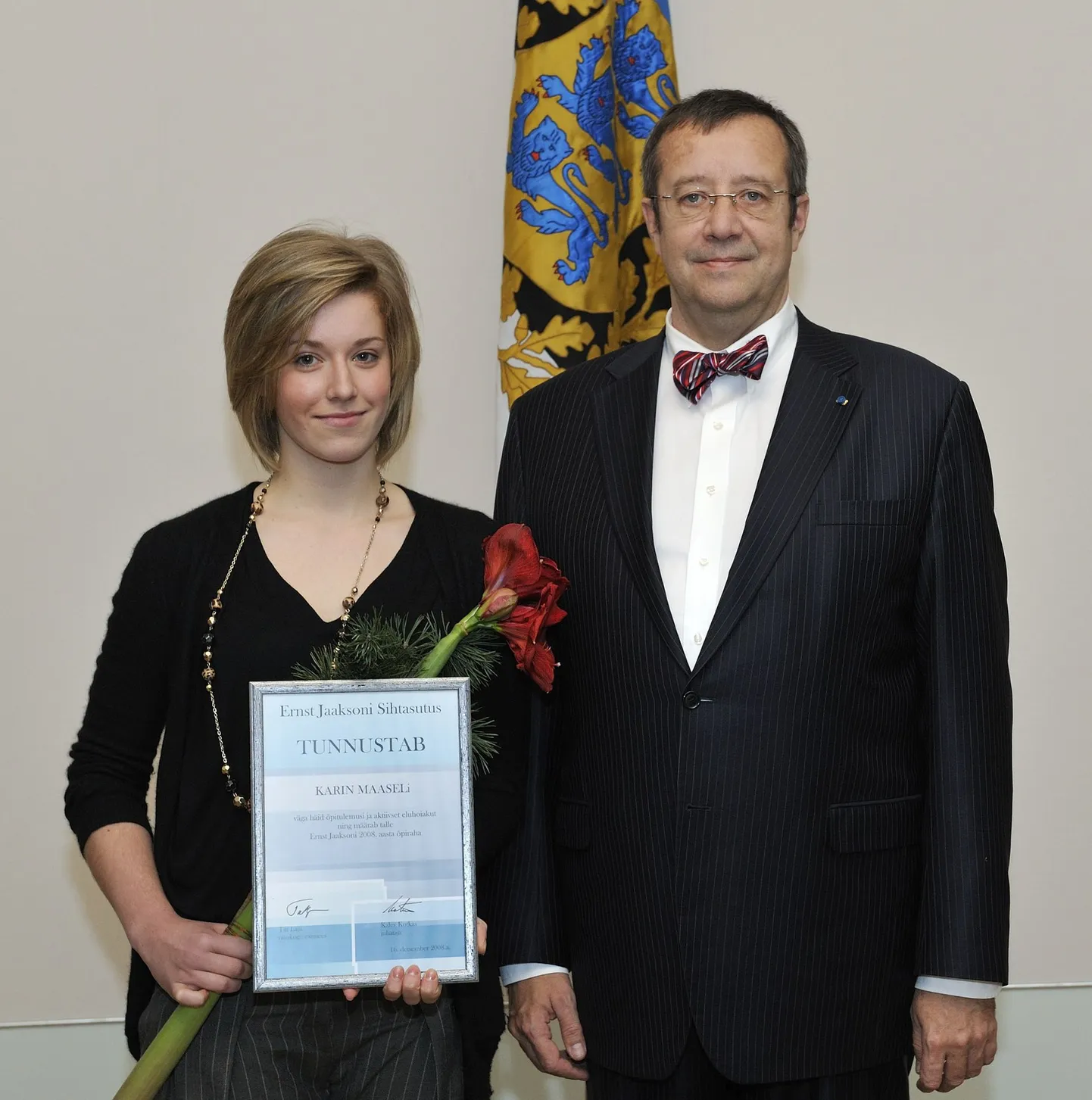 Karin Maasel ja Toomas Hendrik Ilves.