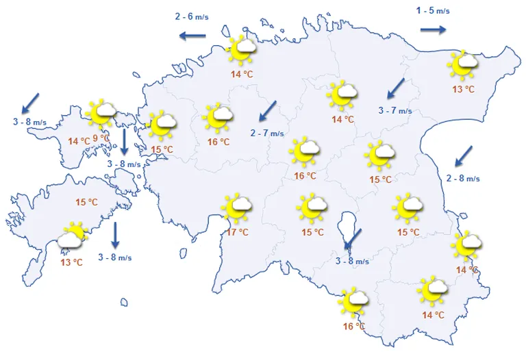 Ilm kolmapäeval