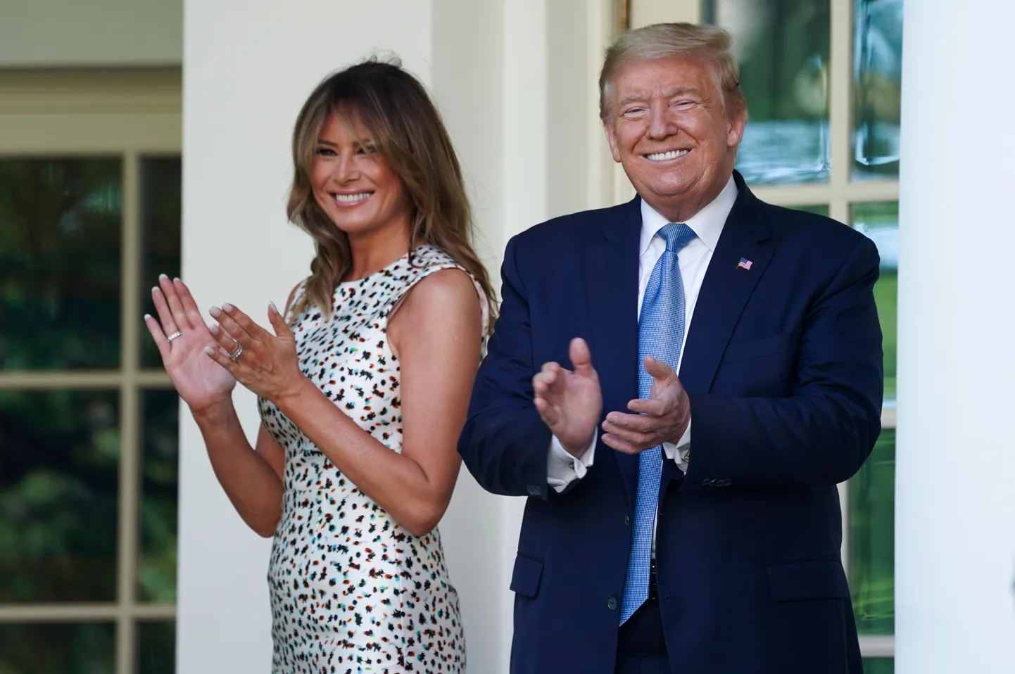 Donald ja Melania Trump.