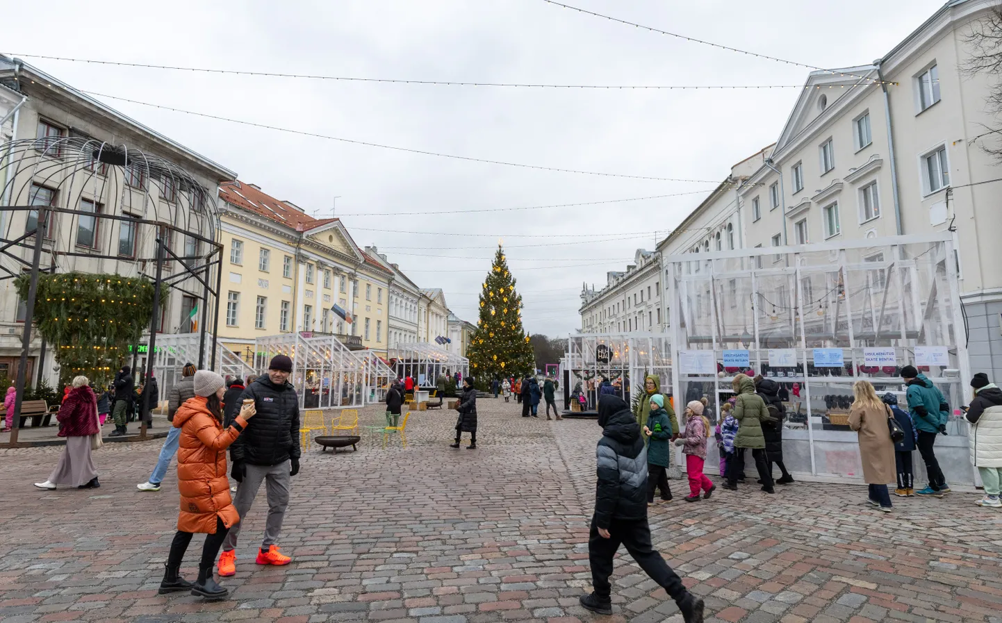 Tartu Postimees käis 25. detsembri pärastlõunal raeplatsile rajatud jõululinna külastajailt uurimas, mida neile jõuluvana tänavu kingiks tõi.