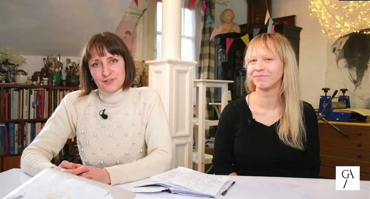 Ieva Nagliņa un Justine Lūce