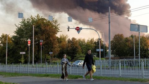 Krievija naktī veikusi lielāko dronu uzbrukumu Ukrainai kopš kara sākuma