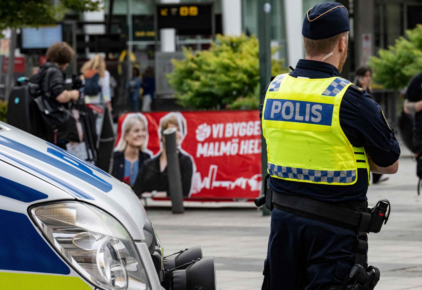 Rootsi politsei töötamas Malmös, 20. augustil 2022. Pilt on illustratiivne.
