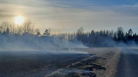 Viljandimaal kaks kulupõlengu päästjaid äärmuseni