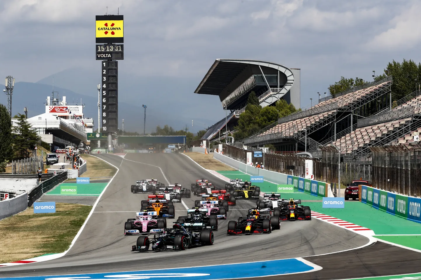 Jäädvustus mulluselt Hispaania GP-lt.