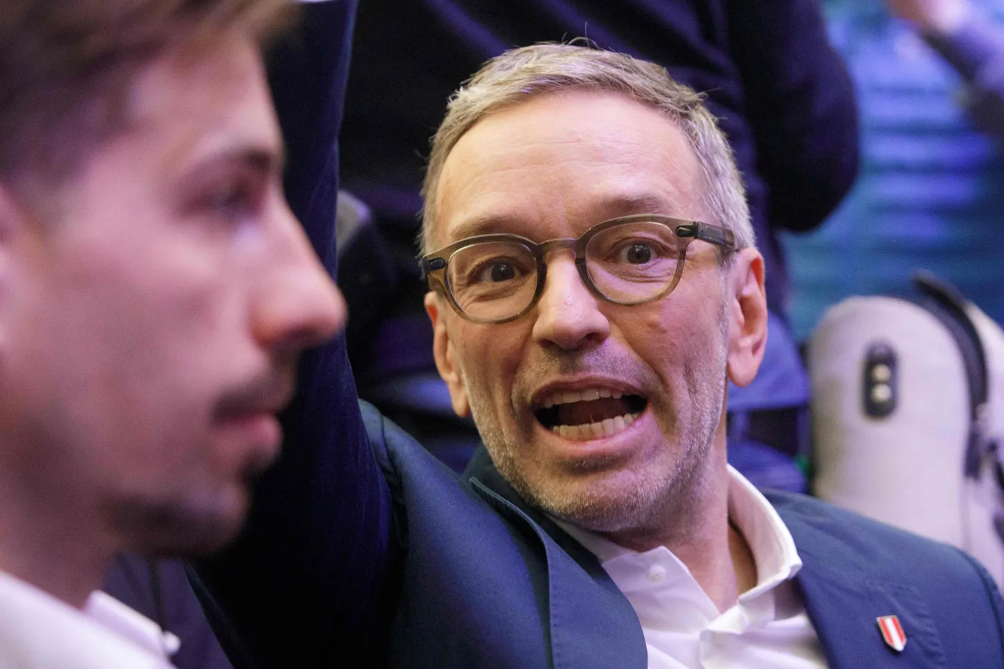 Austrijas Brīvības partijas (FPÖ) līderis Herberts Kikls