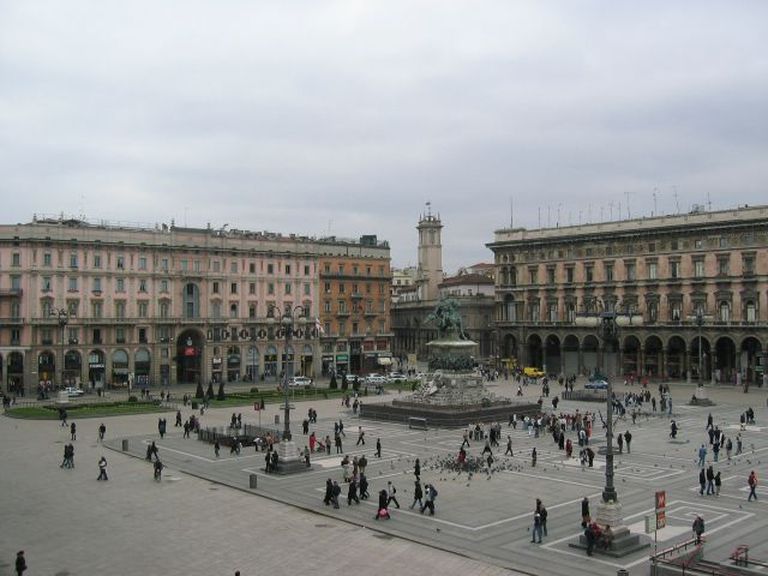 Piazza del Duomo väljak Milaanos. Allikas: wikipedia.org