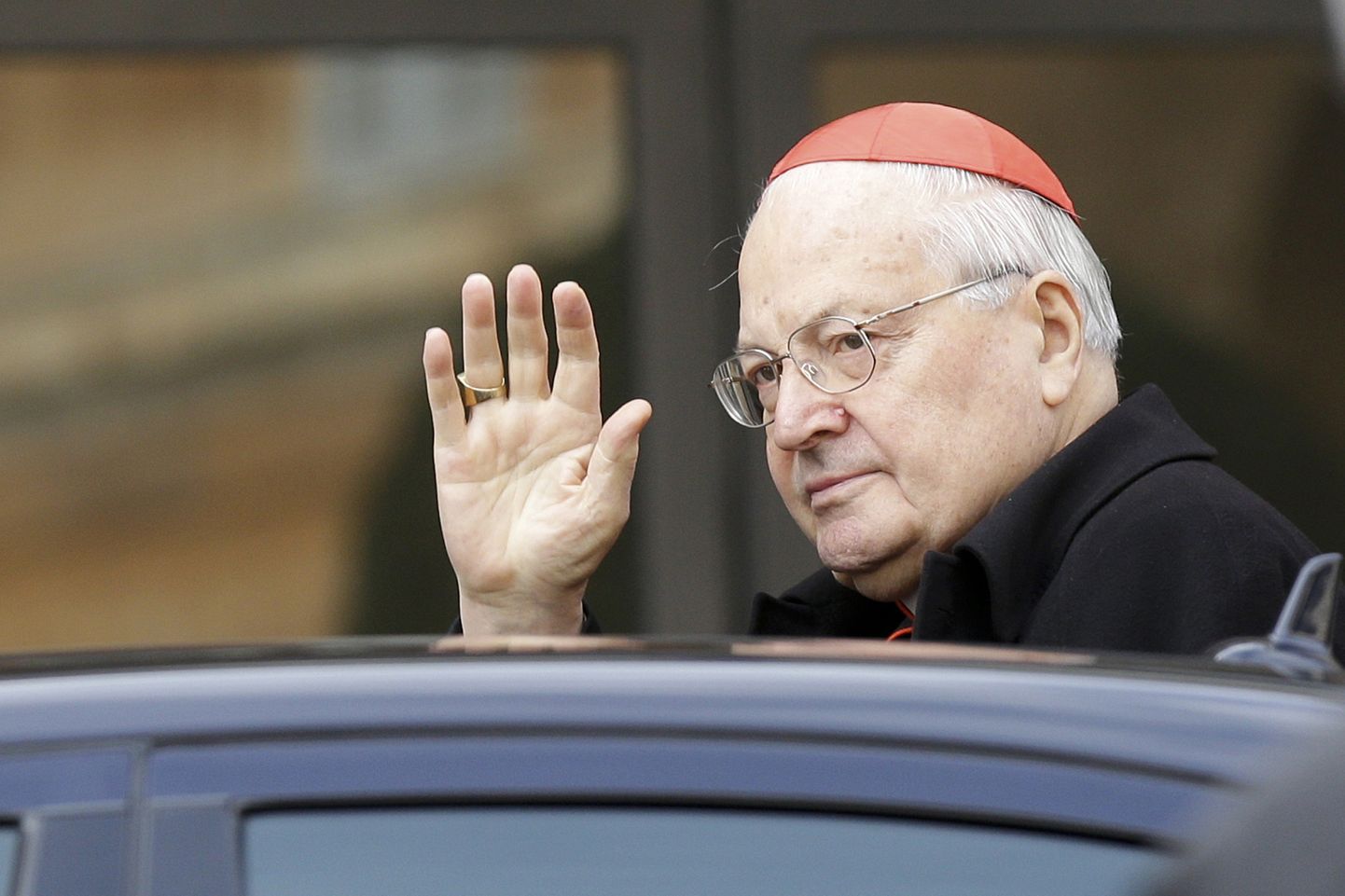 Kardinal Angelo Sodano Vatikanis 8. märts 2013.