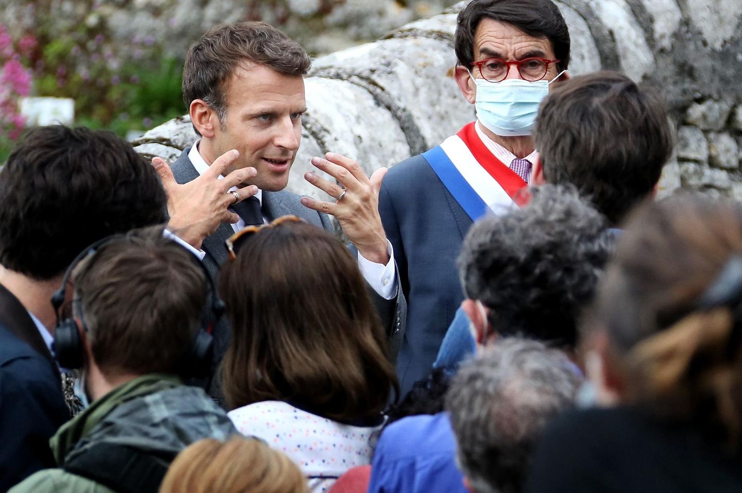 Prantsusmaa president Emmanuel Macron alustas valimisteks valmistudes üleeile oma Prantsusmaa ringreisi.