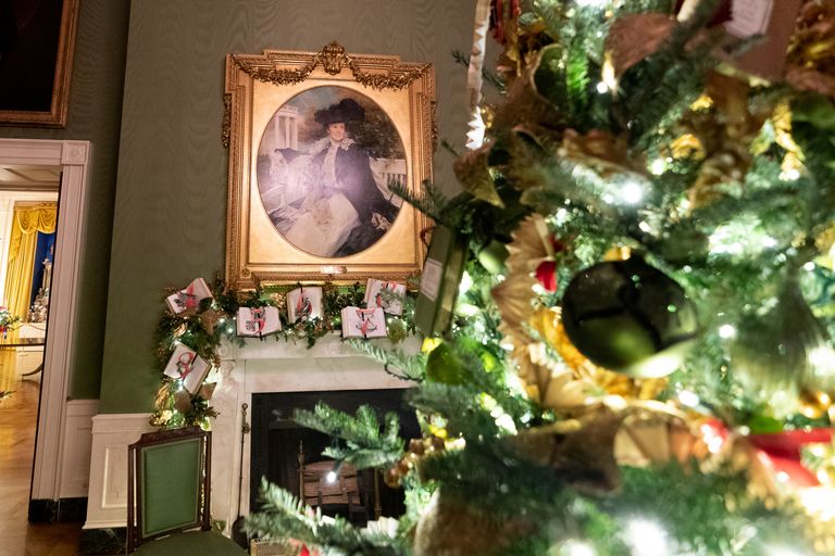 Рождественская ель в Белом доме в 2019 году. 