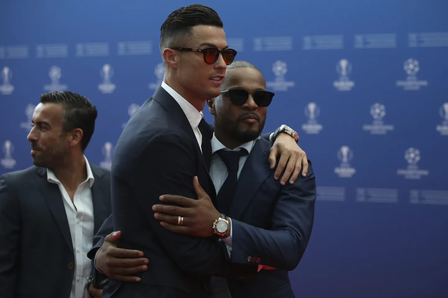 Cristiano Ronaldo ja Patrice Evra.