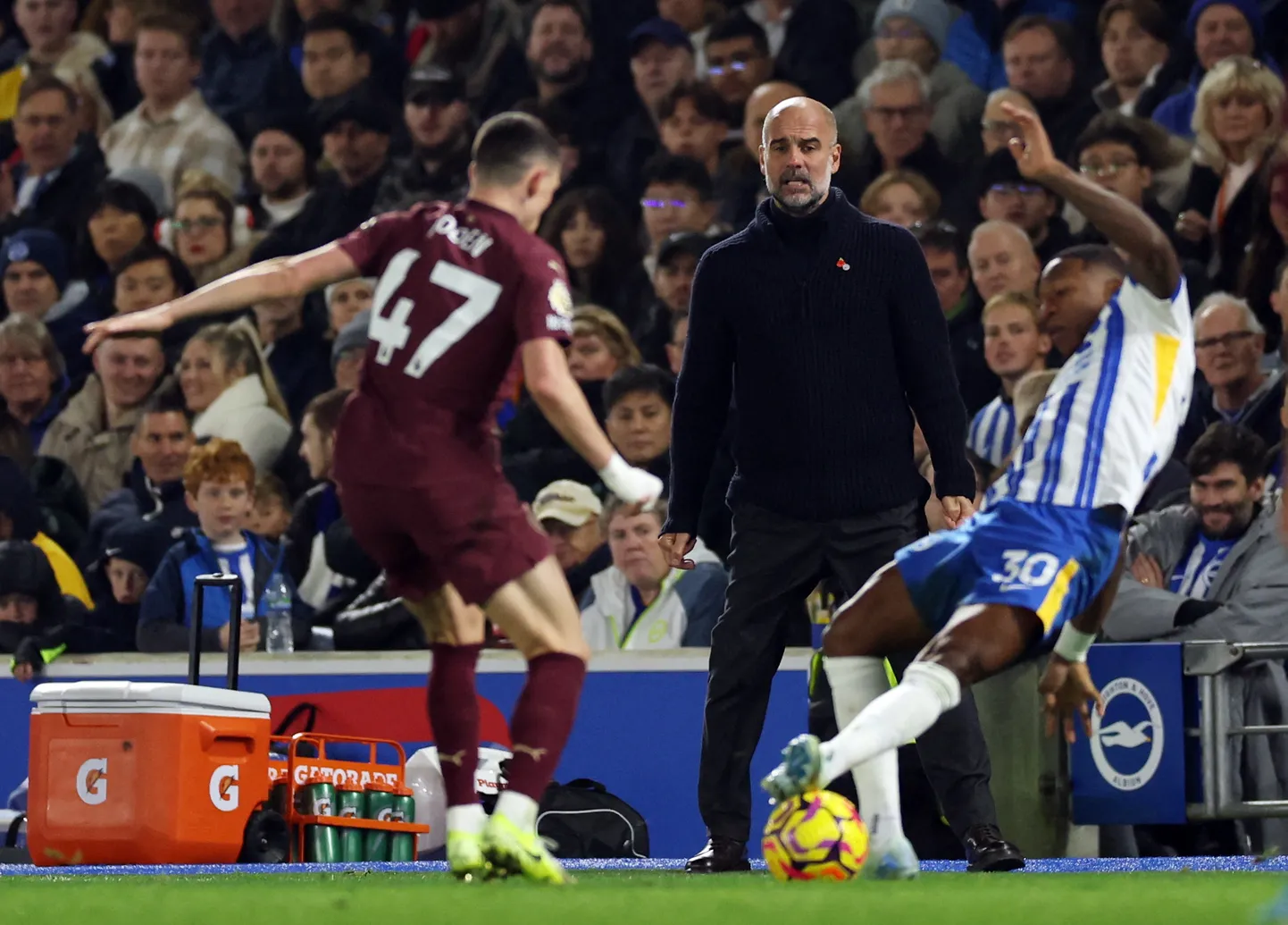 Pep Guardiola (keskel).