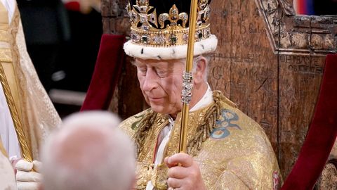 ДУРНОЙ ЗНАК ⟩ Незваный гость: на коронации Чарльза III заметили «смерть с косой»