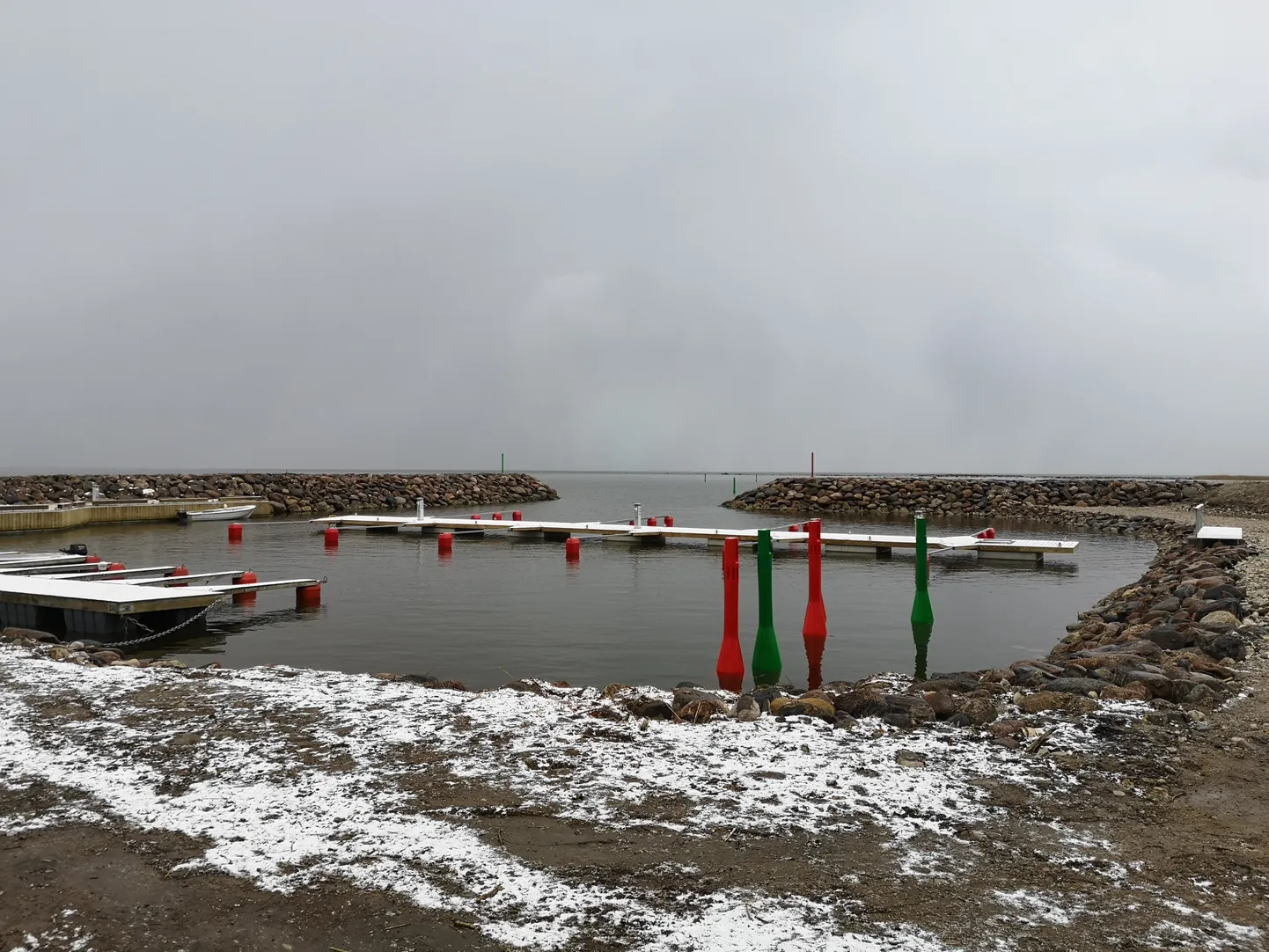 Renoveeritud Värati väikesadam Tõstamaa osavallas Pärnus (Pärnumaal)