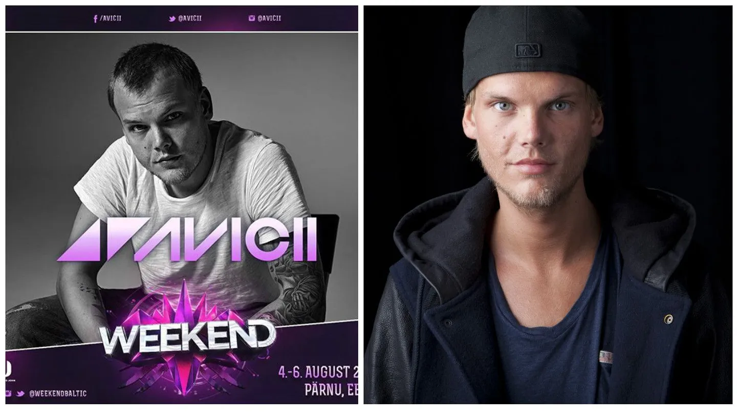 Avicii aastal 2016 ja 2014