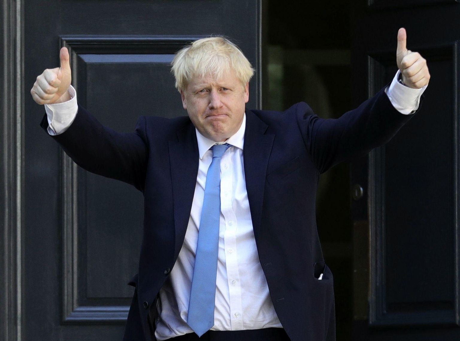 Värske Konservatiivse Partei esimees Boris Johnson võib küll võidu üle rõõmustada, kuid nii keerulise stardipositsiooniga on edukas peaministripõli ebatõenäoline. FOTO: Aaron Chown/AP/Scanpix