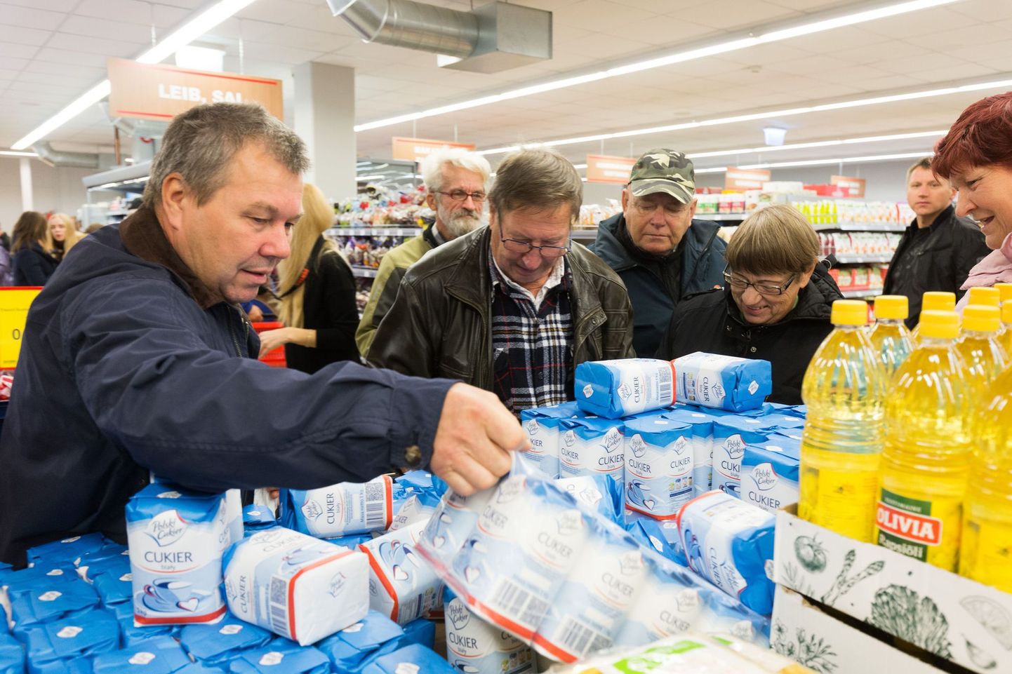 Grossi Toidukaupade kaupluse avamine Viljandis.