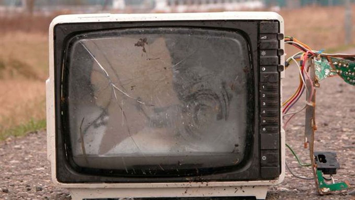 Старый телевизор. Иллюстративный снимок