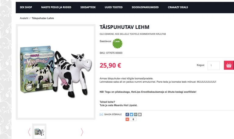 Täispuhutav lehm