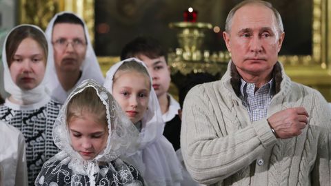 Putin osales keskköisel jõulumissal