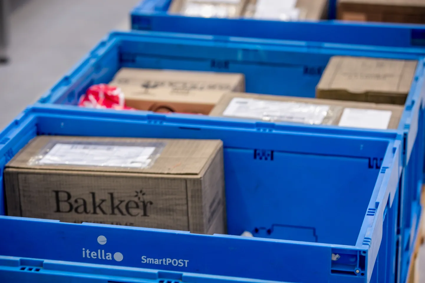 Itella SmartPOST sorteerimisliin.