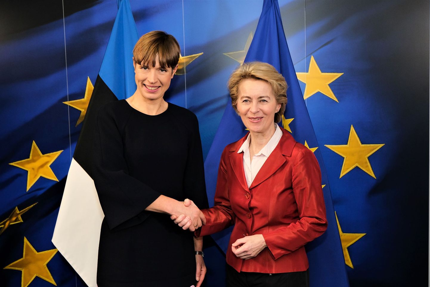 President Kersti Kaljulaid ja ELi  järgmine president Ursula von der Leyen.