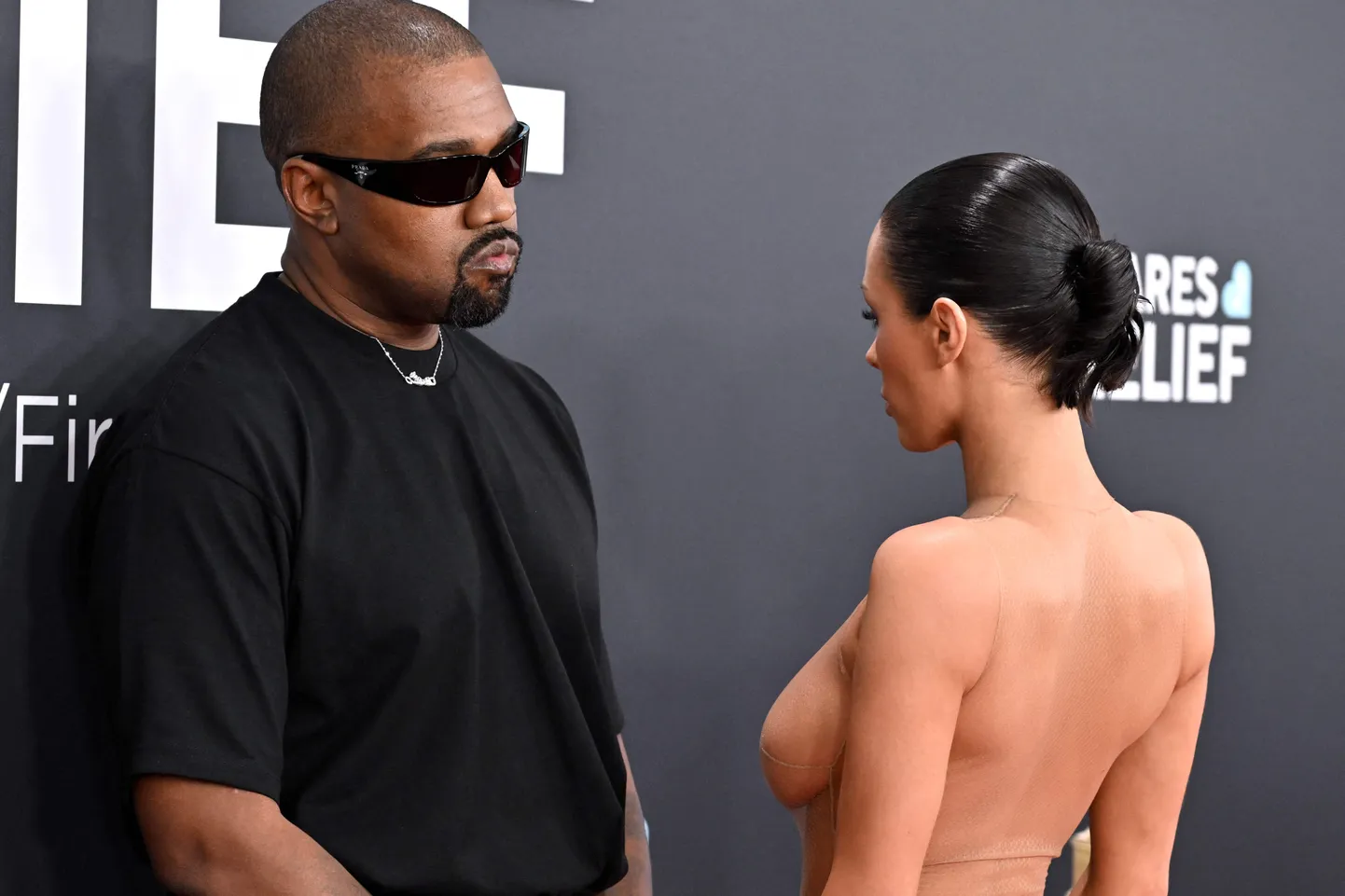 USA räppar Kanye West ja ekskallim Bianca Censori.