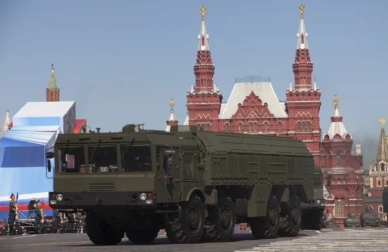 Taktikalised raketisüsteemid Iskander-M. Foto: Aleksandr Zemilianitšenko / AP / Scanpix.