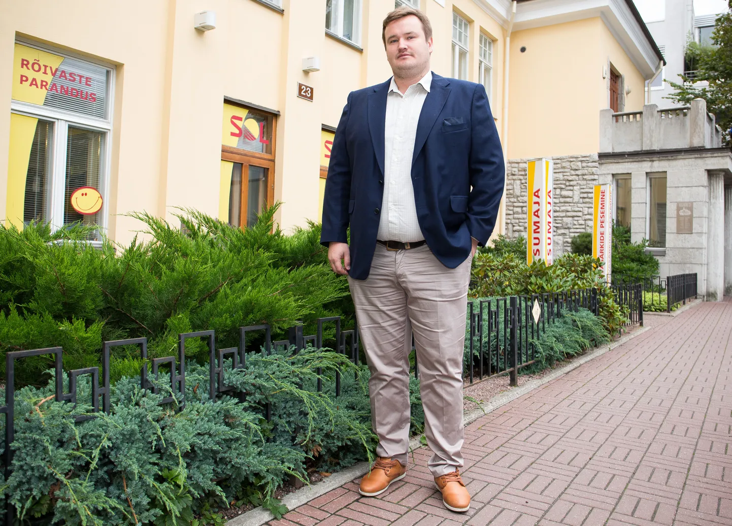 Tartu meeste leiutis tõotab edu pesupesijaile ja masinatootjaile ning kadu pulbrimüüjaile. Fotol Mart Ustav jr
