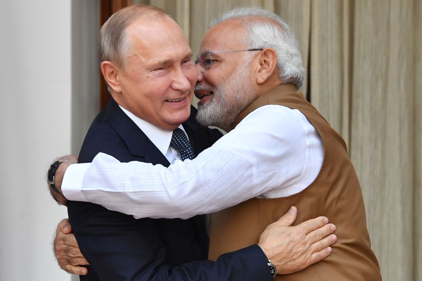 Vene president Vladimir Putin ja India peaminister Narendra Modi.