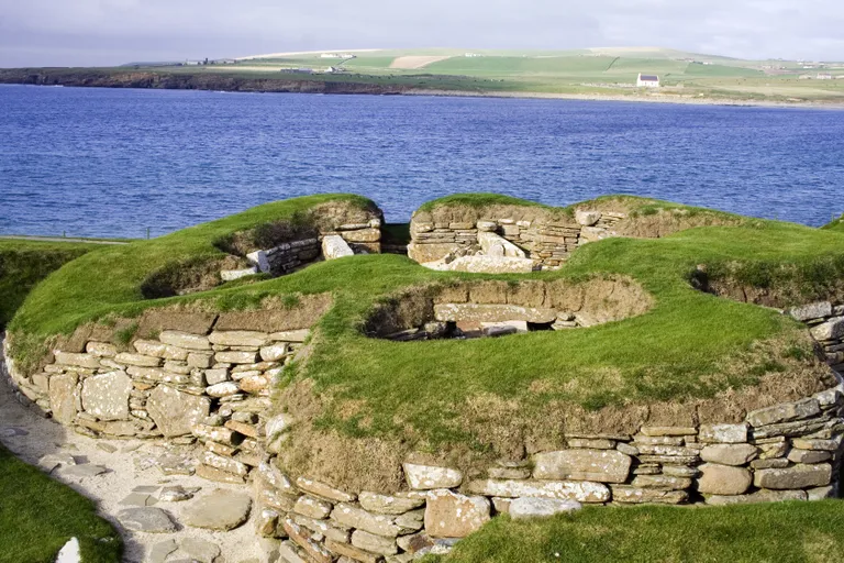 Šotimaa Orkney saarestikus asuv eelajalooline Skara Brae küla