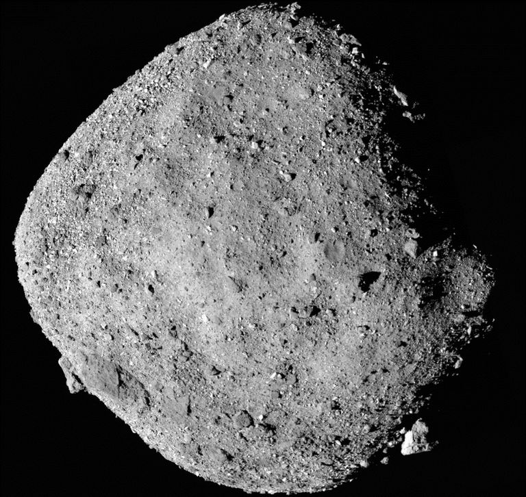 OSIRIS-REx uurimissondi foto asteroid Bennust
