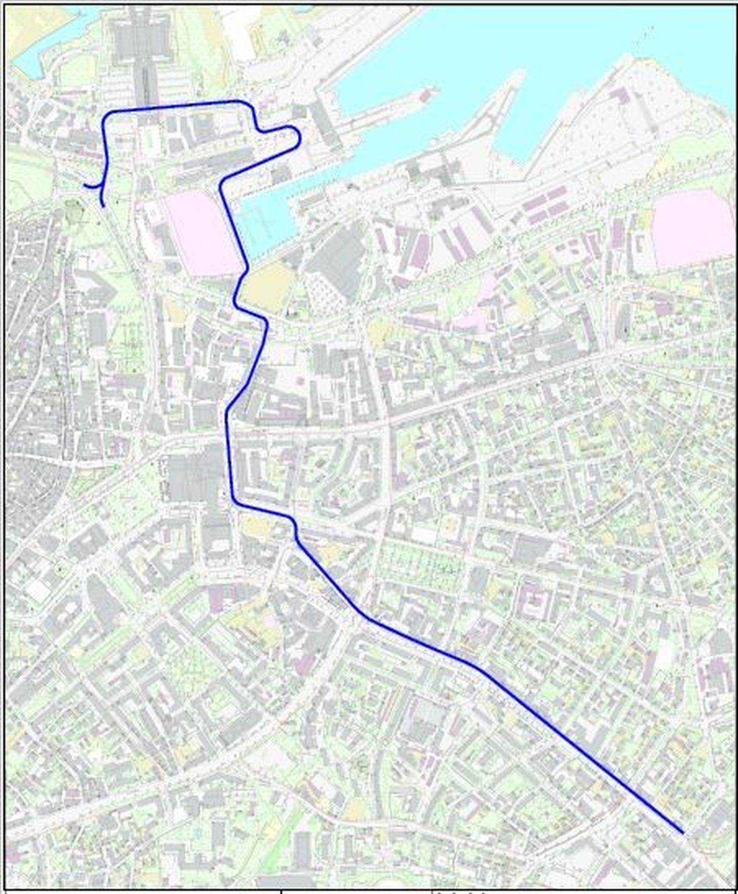 Таллинн представит условия проектирования трамвайных путей в порт.