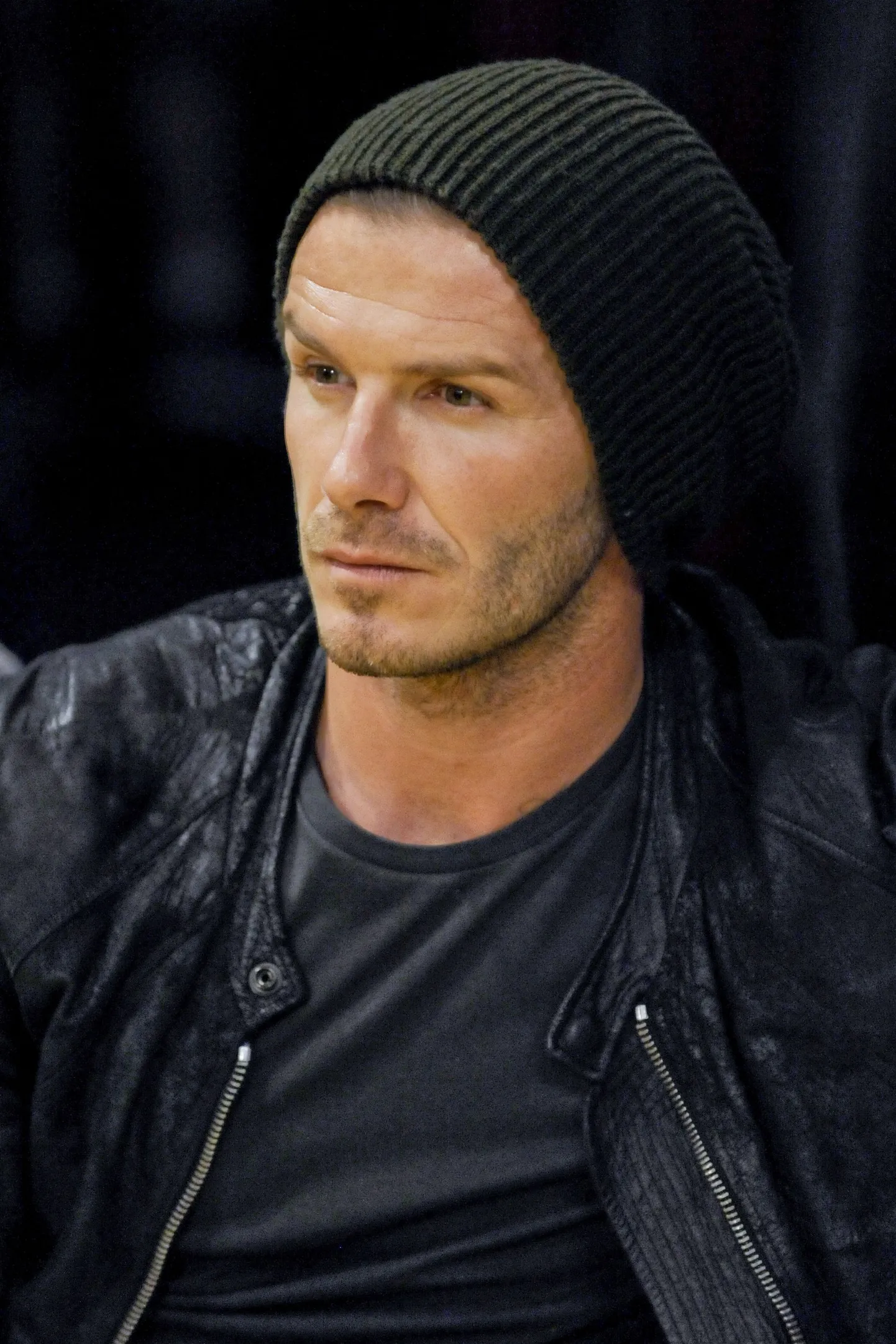 Soccer star David Beckham attends an NBA basketball game between the Boston Celtics and the Los Angeles Lakers, Sunday, March 11, 2012, in Los Angeles. The Lakers won 97-94. (AP Photo/Gus Ruelas) / SCANPIX Code: 436