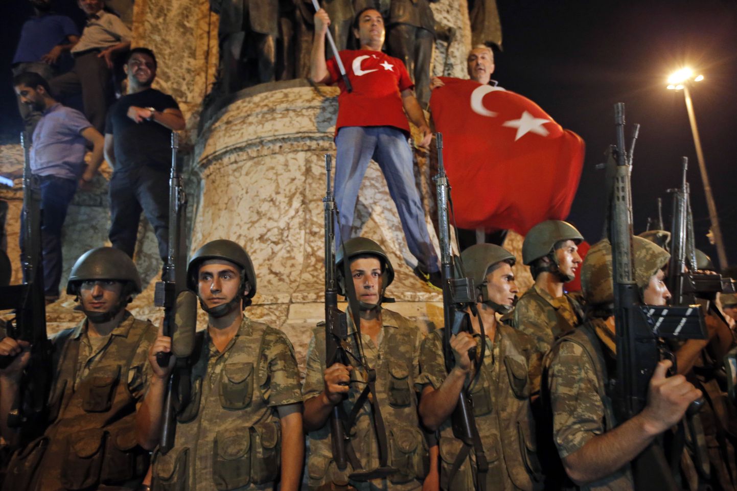 Военный переворот в Турции.