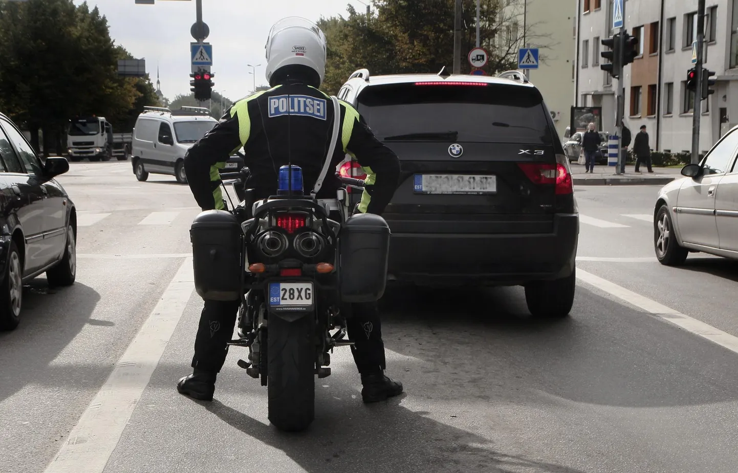 Lääne-Virumaal tulevad teedele ja tänavatele motopolitseinikud. Foto on illustratiivne.