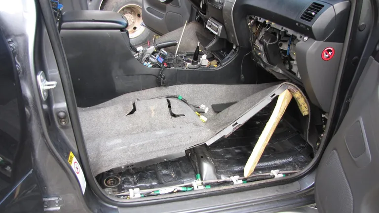 Auto pesu ja kuivatamine, mis järgnes koju jõudes. Foto: erakogu
