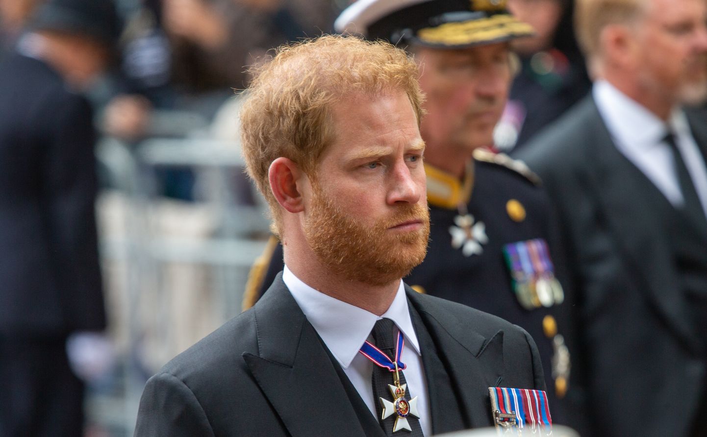 19. september 2022, prints Harry Elizabeth II matusetseremoonial