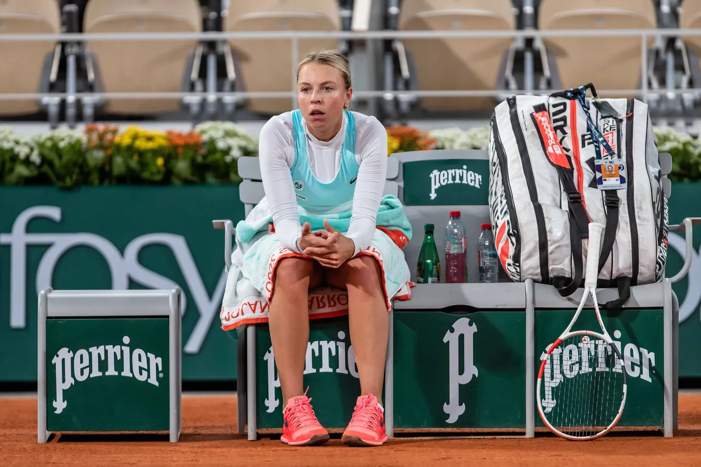 Anett Kontaeveit piirdus Prantsusmaal ühe mänguga.